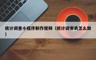 柳州统计调查小程序制作视频（统计调查表怎么做）