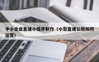 柳州中小企业直播小程序制作（小型直播公司如何运营）