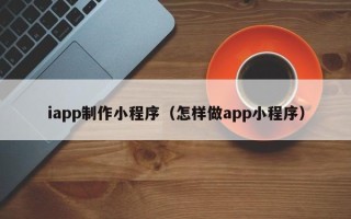 柳州iapp制作小程序（怎样做app小程序）